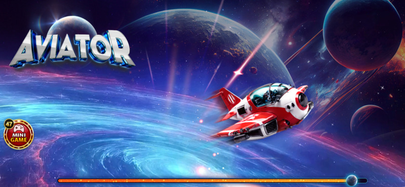 Tàu bay biểu tượng đặc trưng của game nổ hũ Aviator 