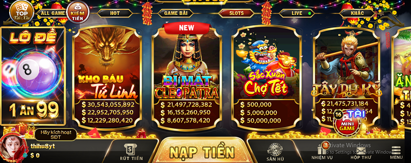 Slot game tại Top88 thu hút người chơi với hũ jackpot khổng lồ